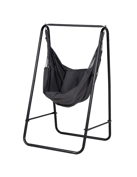 Outsunny Hammock Chair with Stand, Hammock Swing Chair, Dark Grey 84A-329V70CG - pic 51804 | FastDaddyshop