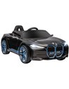 HOMCOM BMW i4 Licensed 12V Kids Electric Ride on Car, Black 370-294V70BK