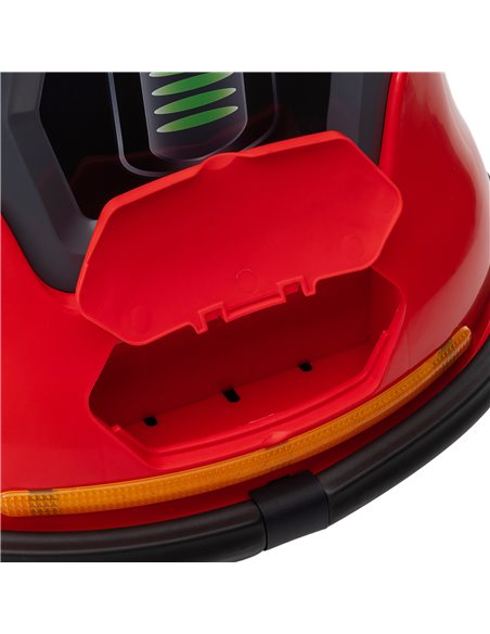 HOMCOM Bumper Car, 360° Rotation Spin 12V Kids Electric Car with Lights, Music, for Ages 1.5-5 Years - Red 370-301V70RD - pic 51911 | FastDaddyshop