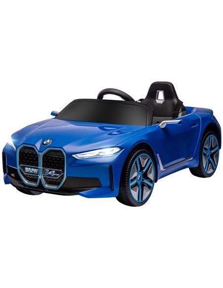 HOMCOM BMW i4 Licensed 12V Kids Electric Ride-On Car, Blue 370-294V70BU - pic 51912 | FastDaddyshop