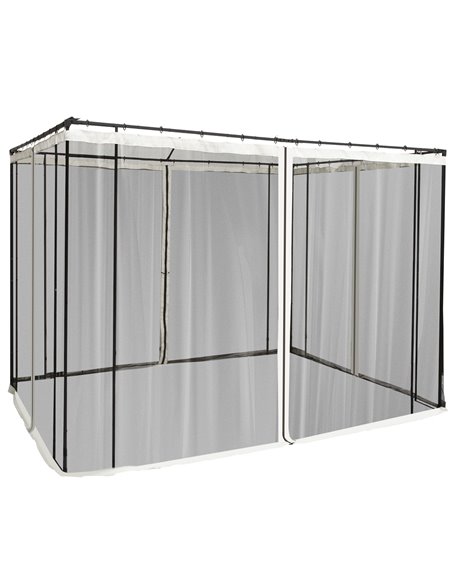 Outsunny Replacement Mesh Mosquito Netting Screen Walls, Beige 84C-142 - pic 51921 | FastDaddyshop