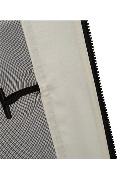 Outsunny Replacement Mesh Mosquito Netting Screen Walls for 10 x 10ft Patio Gazebo, 4-panel Sidewalls with Zippers (Wall Only, C - pic 51928 | FastDaddyshop