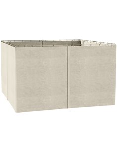 Outsunny 4 Pack Universal Gazebo Replacement Sidewalls, Beige 84C-226V01BG