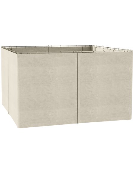 Outsunny 4 Pack Universal Gazebo Replacement Sidewalls, Beige 84C-226V01BG - pic 51939 | FastDaddyshop