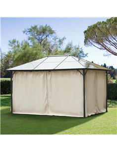 Outsunny 4 Pack Universal Gazebo Replacement Sidewalls, Beige 84C-226V01BG 2
