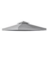 Outsunny 3 x 3(m) Gazebo Canopy Roof Top Replacement, Light Grey 84C-041GY