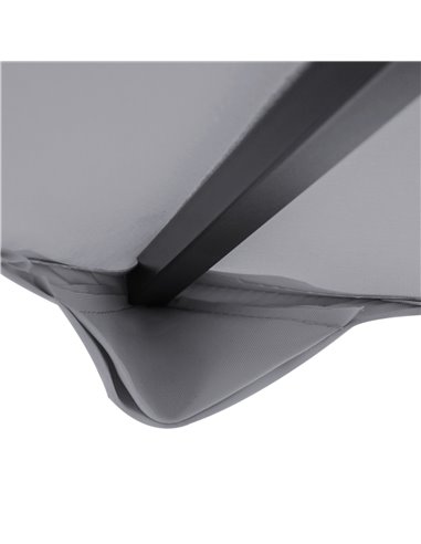 Outsunny 3 x 3(m) Gazebo Canopy Roof Top Replacement Cover Spare Part Light Grey (TOP ONLY) 84C-041GY