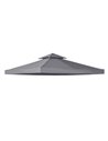 Outsunny Gazebo Canopy Roof Top Replacement Cover, 3 x 3m, Deep Grey 84C-041CG