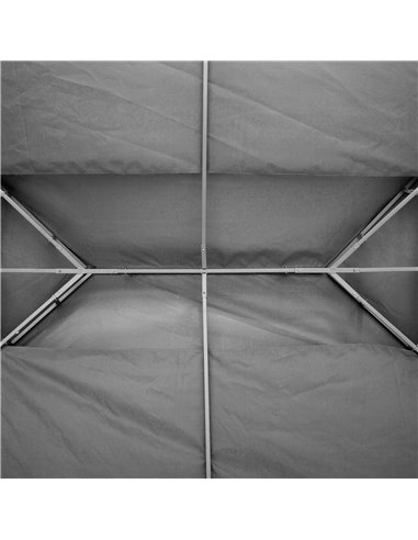 Outsunny Gazebo Replacement Canopy 3x4m, 2 Tier Roof, UV Protection Cover, Outdoor Awning, Light Grey. 84C-102MX