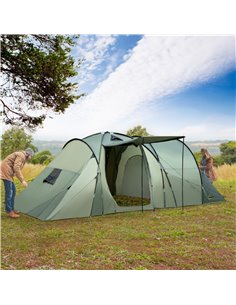 Outsunny Spacious 5 Man Camping Gazebo, Green A20-162 2