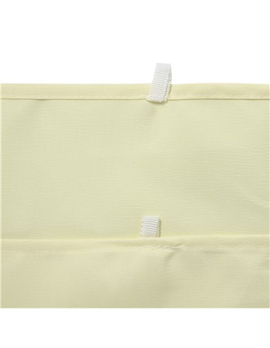 Outsunny Replacement Gazebo Curtain 4-Panel Sidewalls with Zipper for 3 x 3 (M) Yard Gazebos Canopy Tent Beige 84C-293BG