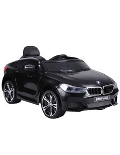 HOMCOM Kids Electric Ride On Car 6V Licensed BMW 6GT W/ Remote-Black
