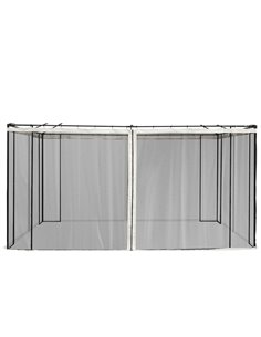 Outsunny Universal Mosquito Netting, Replacement Mesh Sidewall, Beige 84C-142V02