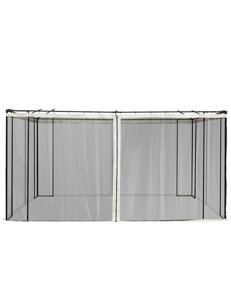 Outsunny Universal Mosquito Netting, Replacement Mesh Sidewall, Beige 84C-142V02 - pic 52083 | FastDaddyshop