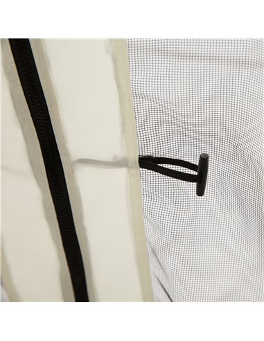 Outsunny Universal Mosquito Netting, Replacement Mesh Sidewall for Patio Gazebos & Canopy Tents, 352 x 207cm, Beige 84C-142V02