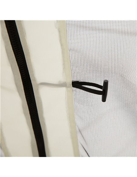 Outsunny Universal Mosquito Netting, Replacement Mesh Sidewall for Patio Gazebos & Canopy Tents, 352 x 207cm, Beige 84C-142V02 - pic 52088 | FastDaddyshop