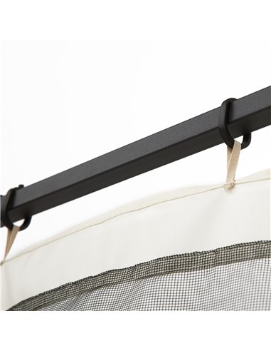 Outsunny Universal Mosquito Netting, Replacement Mesh Sidewall for Patio Gazebos & Canopy Tents, 352 x 207cm, Beige 84C-142V02