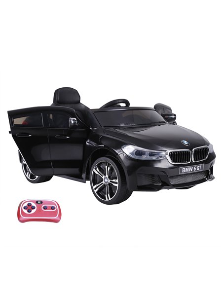 HOMCOM Kids Electric Ride On Car 6V Licensed BMW 6GT W/ Remote-Black - pic 5209 | FastDaddyshop