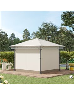 Outsunny 3 x 3 (m) Waterproof Cover for Gazebo, Clear Color 84C-426V00CR 2
