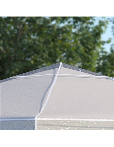 Outsunny 3 x 3 (m) Gazebo Protective Cover, Waterproof Cover for Gazebo, Canopy, and Tent 84C-426V00CR