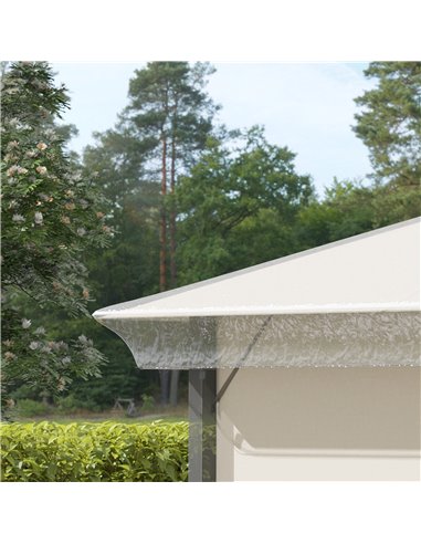 Outsunny 3 x 3 (m) Gazebo Protective Cover, Waterproof Cover for Gazebo, Canopy, and Tent 84C-426V00CR