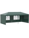Outsunny 6x3 m Party Tent Gazebo Marquee, Green 840-062V01GN