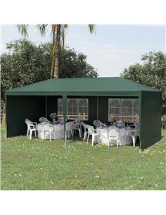 Outsunny 6x3 m Party Tent Gazebo Marquee, Green 840-062V01GN 2