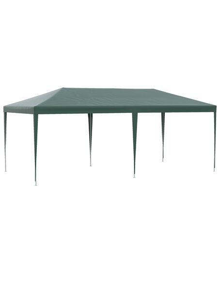 Outsunny 6x3 m Party Tent Gazebo Marquee Outdoor Patio Canopy Shelter with Windows and Side Panels, Green 840-062V01GN - pic 52126 | FastDaddyshop