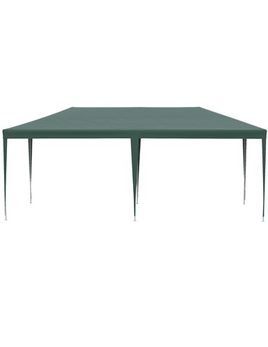 Outsunny 6x3 m Party Tent Gazebo Marquee Outdoor Patio Canopy Shelter with Windows and Side Panels, Green 840-062V01GN