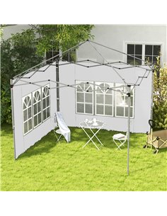 Outsunny Replacement for 3x3(m) or 3x4m Gazebo, 2 Pack, White 84C-458V00WT 2