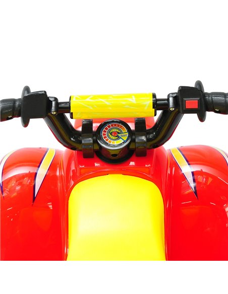 HOMCOM 6V Electric Quad Bike for Kids Ride on Car ATV for 1.5 - 3 Years Red - pic 5216 | FastDaddyshop