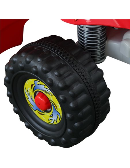 HOMCOM 6V Electric Quad Bike for Kids Ride on Car ATV for 1.5 - 3 Years Red - pic 5217 | FastDaddyshop