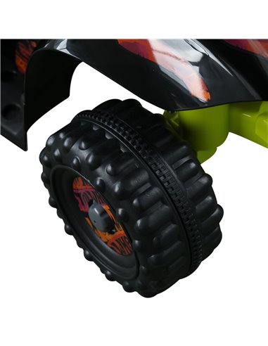 HOMCOM 6V Electric Quad Bike for Kids Ride on Car ATV for 1.5 - 3 Years Black