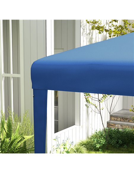 Outsunny 2.7m x 2.7m Garden Gazebo Marquee Party Tent Wedding Canopy Outdoor(Blue) 84C-432V02BU - pic 52415 | FastDaddyshop