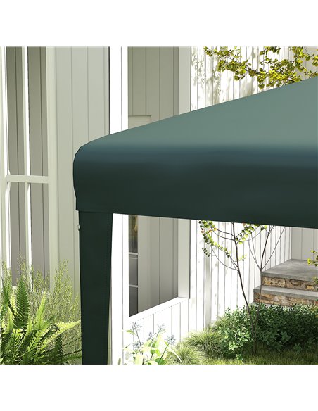 Outsunny 2.7m x 2.7m Garden Gazebo Marquee Party Tent Wedding Canopy Outdoor(Dark Green) 84C-432V02DG - pic 52424 | FastDaddyshop