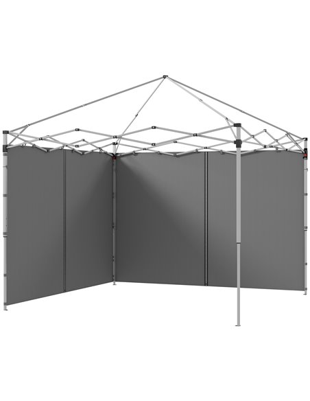 Outsunny 2 Pack Sides Replacement, for 3x3(m) or 3x6m Gazebo, Light Grey 84C-493V00LG - pic 52425 | FastDaddyshop