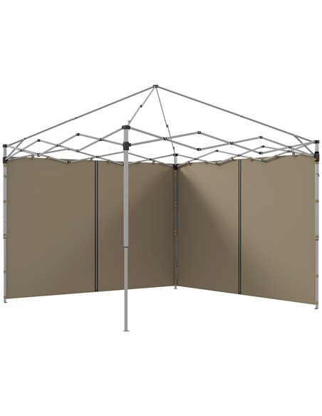 Outsunny 2 Pack Side Panels Replacement for 3x3m or 3x6m Gazebos, Beige 84C-493V00BG - pic 52434 | FastDaddyshop