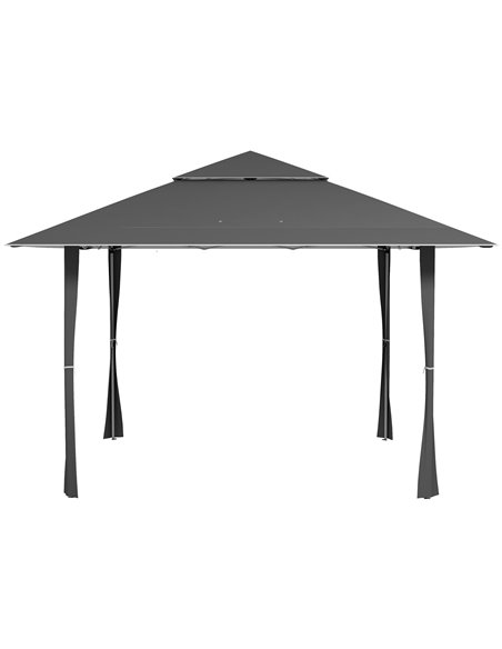 Outsunny 4 x 4m Pop-up Gazebo with Double Roof, Dark Grey 84C-229V01CG - pic 52443 | FastDaddyshop