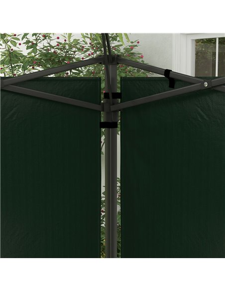 Outsunny Gazebo Side Panels, Sides Replacement with Window for 3x3(m) or 3x6m Gazebo Canopy, 2 Pack, Green 84C-533V01DG - pic 52459 | FastDaddyshop