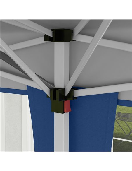 Outsunny 6 x 3(m) Garden Large Gazebo Canopy Waterproof Outdoor Party Tent Marquee 84C-118V03BU - pic 52603 | FastDaddyshop