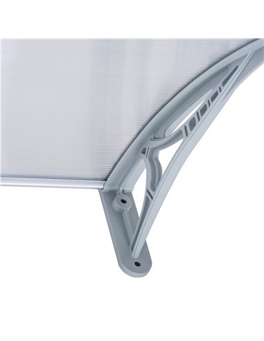 Outsunny Door Awning Canopy Window Rain Shelter Cover Front Back Porch Window Shade 140cm x 70cm B70-040
