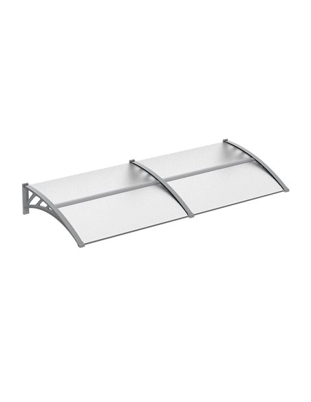 Outsunny Door Canopy Awning Outdoor Window Rain Shelter Cover for Front/Back Door Porch Clear 200 x 75cm B70-051 - pic 52668 | FastDaddyshop
