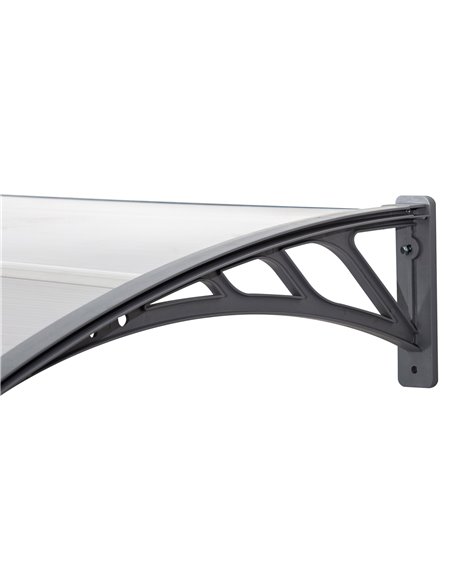 Outsunny Door Canopy Awning Outdoor Window Rain Shelter Cover for Front/Back Door Porch Clear 200 x 75cm B70-051 - pic 52676 | FastDaddyshop