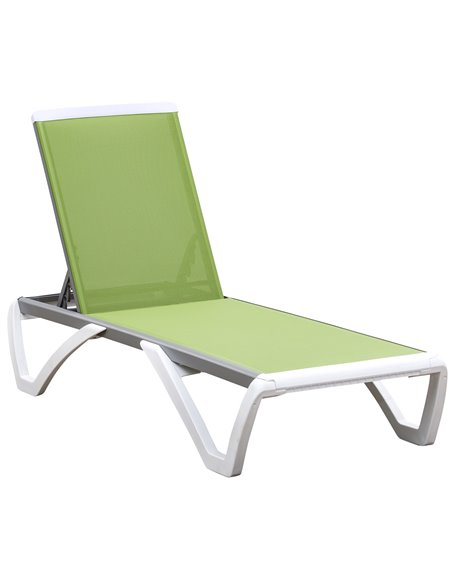 Outsunny Portable Chaise Lounge, Outdoor Sun Lounger, Green 84B-595GN - pic 52893 | FastDaddyshop