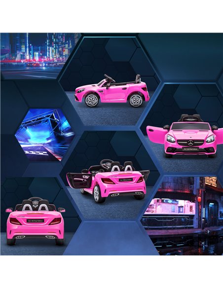 AIYAPLAY Mercedes Benz SLC 300 Licensed 12V Kids Electric Ride On Car with Parental Remote Two Motor Music Light Suspension Whee - pic 5303 | FastDaddyshop