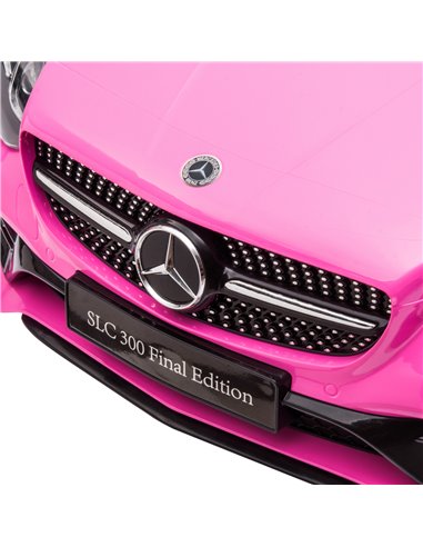 AIYAPLAY Mercedes Benz SLC 300 Licensed 12V Kids Electric Ride On Car with Parental Remote Two Motor Music Light Suspension Whee