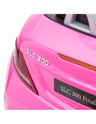 AIYAPLAY Mercedes Benz SLC 300 Licensed 12V Kids Electric Ride On Car with Parental Remote Two Motor Music Light Suspension Whee