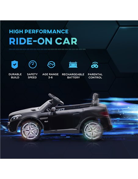 AIYAPLAY Mercedes Benz SLC 300 Licensed 12V Kids Electric Ride On Car with Parental Remote Two Motor Music Light Suspension Whee - pic 5308 | FastDaddyshop