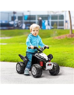Aiyaplay 18m+ Honda Licensed Kids Quad Bike ATV, 6V with LED Light, Horn, Black 2