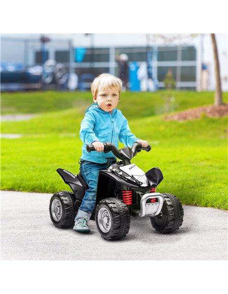 AIYAPLAY Honda Licensed Kids Quad Bike, 6V Electric Ride on Car ATV Toy with LED Light Horn for 1.5-3 Years, Black - pic 5322 | FastDaddyshop